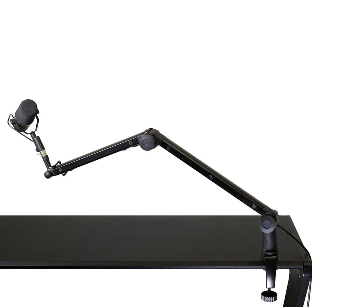 Ultimate Support BCM-300 Deluxe Broadcast Microphone Stand with Rotating Desk Clamp