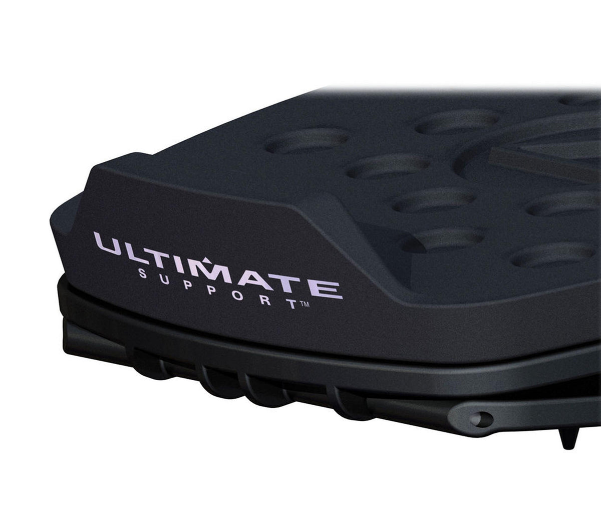 Ultimate Support MS-80B Desktop Studio Monitor Stands - Adjustable Angle with Acoustic Foam Pads (Pair)
