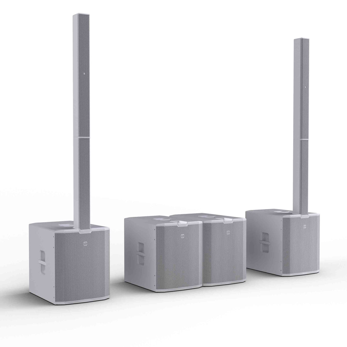 LD Systems MAUI 66 G3 W, 800W Active Cardioid Column PA System with 18-Inch Subwoofer by Adam Hall