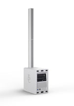LD Systems MAUI 44 G3 MIX W, 600W Active Cardioid Column PA System with 8-Channel Digital Mixer - White by Adam Hall