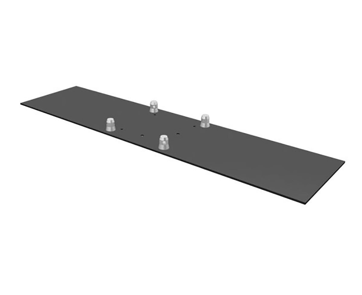 Global Truss BASE PLATE 1.4S F23 Steel Base Plate for F23 Triangular Truss - 1 × 4-Foot