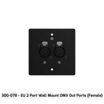 ChamSys GeNetix GW2O DMX Out Wall Mount Node 2-Port