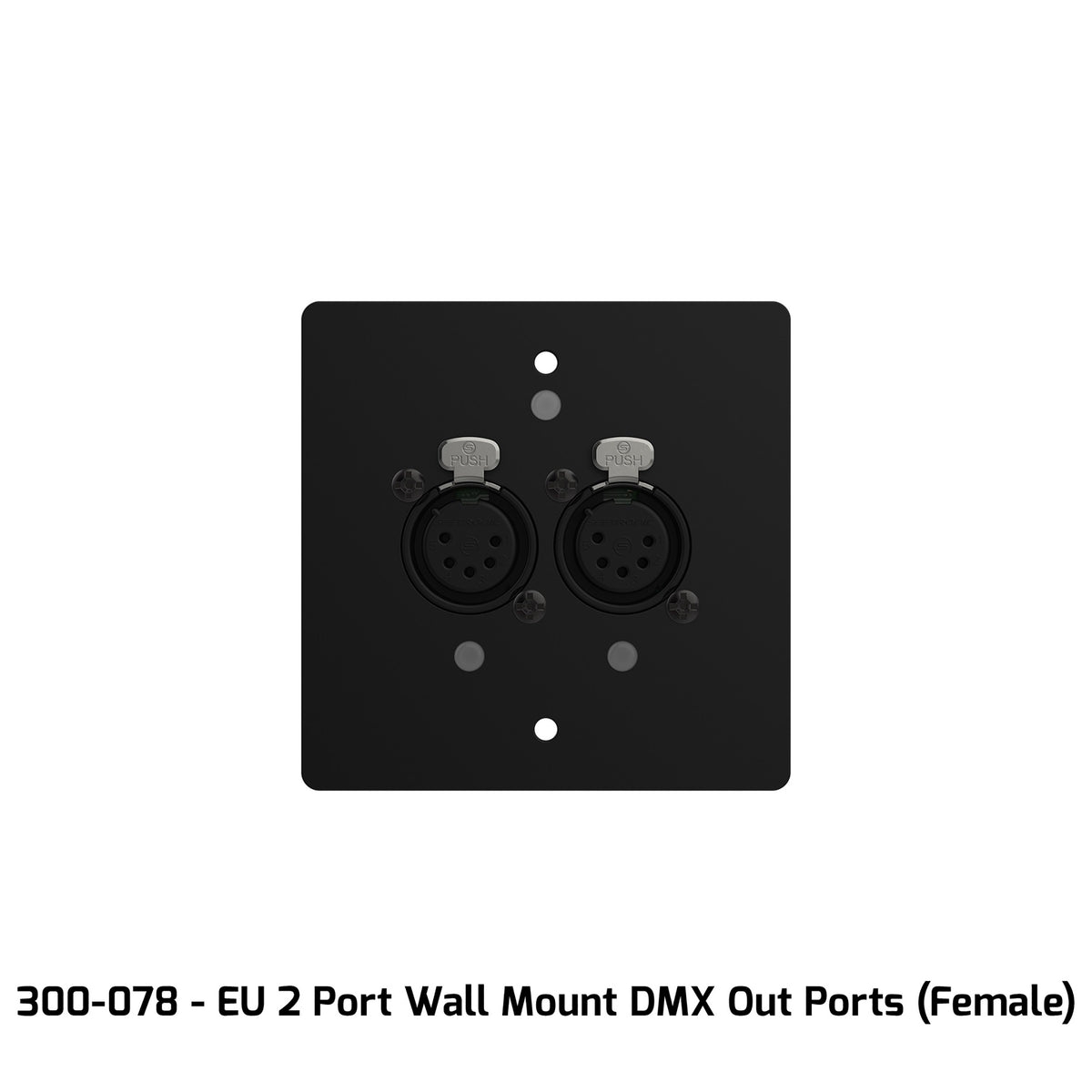 ChamSys GeNetix GW2O DMX Out Wall Mount Node 2-Port
