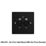 ChamSys GeNetix GW2O DMX Out Wall Mount Node 2-Port