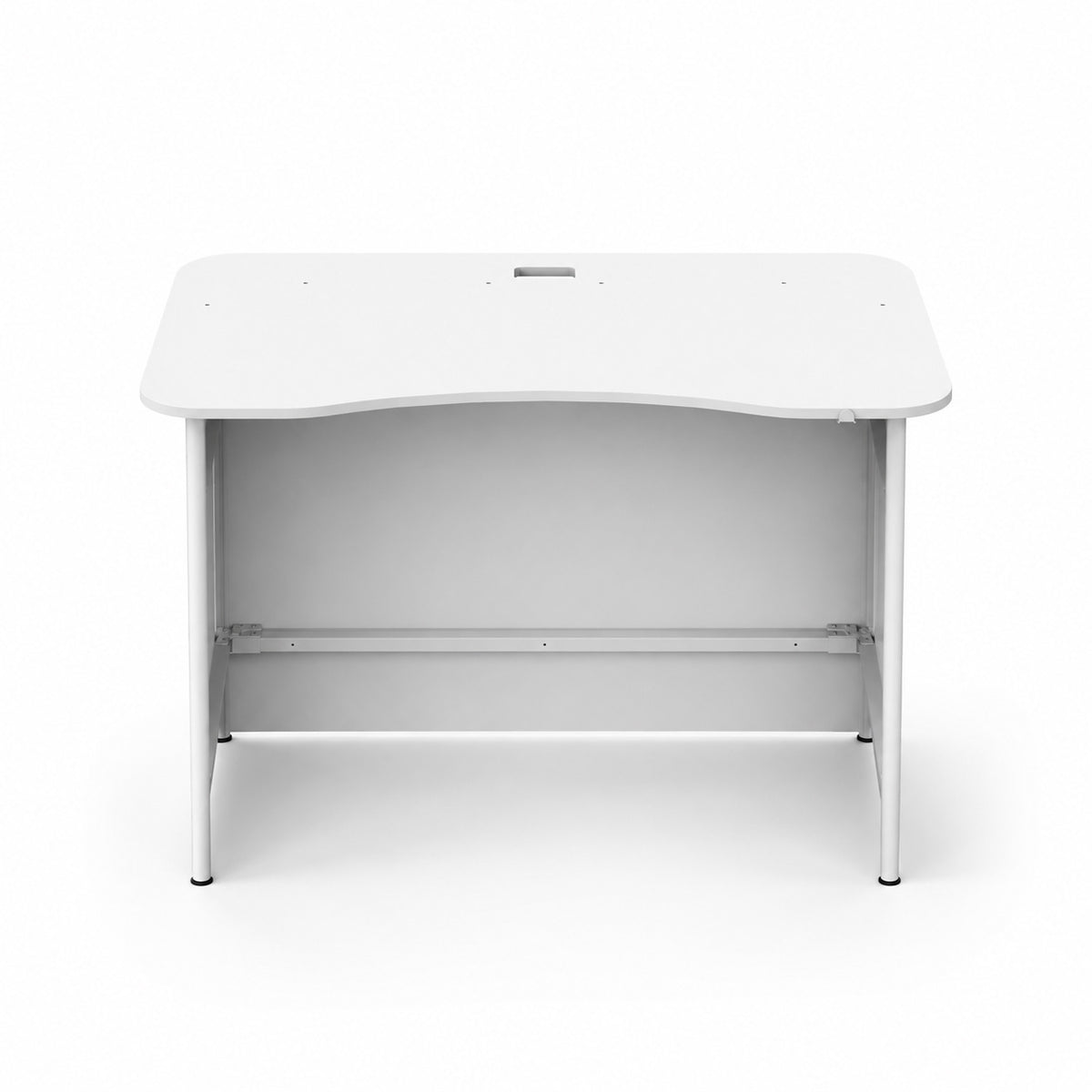 ProX XFH-MOVEWH, White Portable Folding Lightweight DJ Booth
