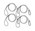 Chauvet DJ CH05 Safety Cable DJ Package for DJ Light - 4 Pack