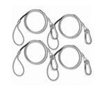 Chauvet DJ CH05 Safety Cable DJ Package for DJ Light - 4 Pack
