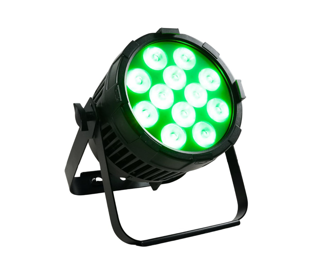 Event Lighting PARF12X20H-IP IP65 Parcan RGBWAU LEDs with Electronic Frost - 12 × 20W by Antari Lighting