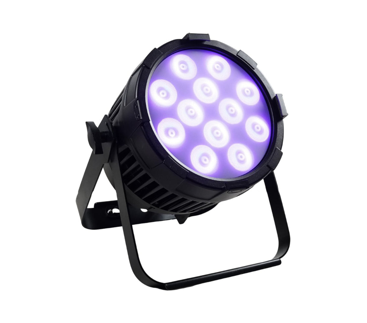 Event Lighting PARF12X20H-IP IP65 Parcan RGBWAU LEDs with Electronic Frost - 12 × 20W by Antari Lighting