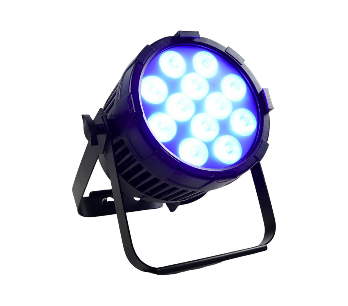 Event Lighting PARF12X20H-IP IP65 Parcan RGBWAU LEDs with Electronic Frost - 12 × 20W by Antari Lighting