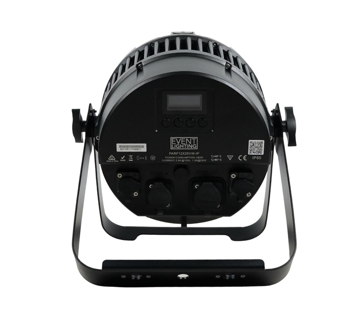 Event Lighting PARF12X25VW-IP IP65 Parcan Variable White LEDs with Electronic Frost - 12 × 25W by Antari Lighting