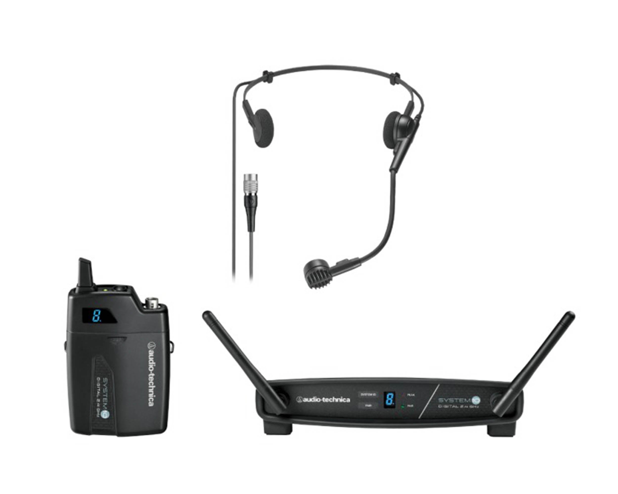 Audio-Technica ATW-1101/H System 10 Digital Wireless Headset Microphon