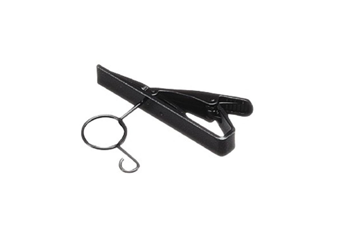Audio-Technica AT8417 Universal Lavalier Microphone Clothing Tie Clip - Black by Audio-Technica