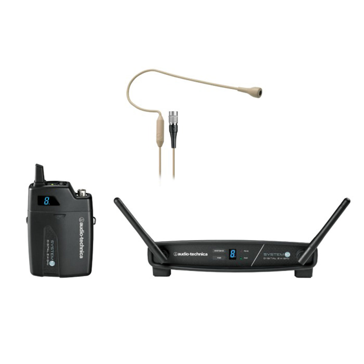 Audio-Technica ATW1101H92TH System 10 Digital Headset Wireless System Beige by Audio-Technica