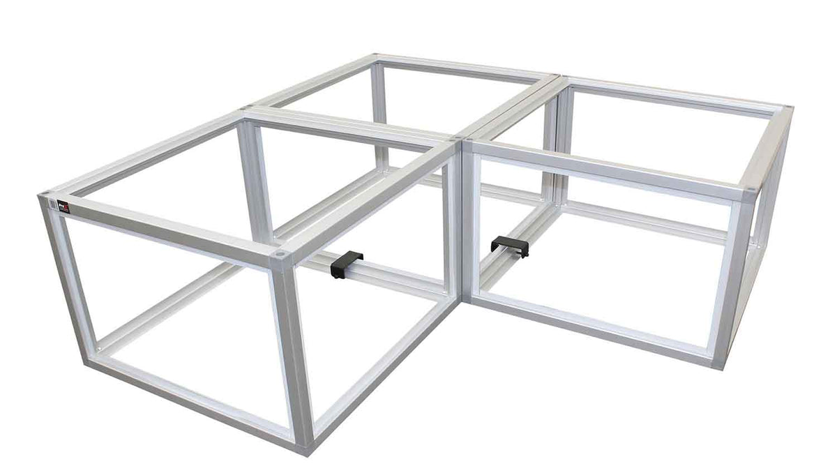 B-Stock: ProX XSA-2X2-24 LUMOStage High Acrylic Platform Riser Section with Clamps and 4 Side Acrylic Covers - 2 Foot X 2 Foot X 24 Inch by ProX Cases