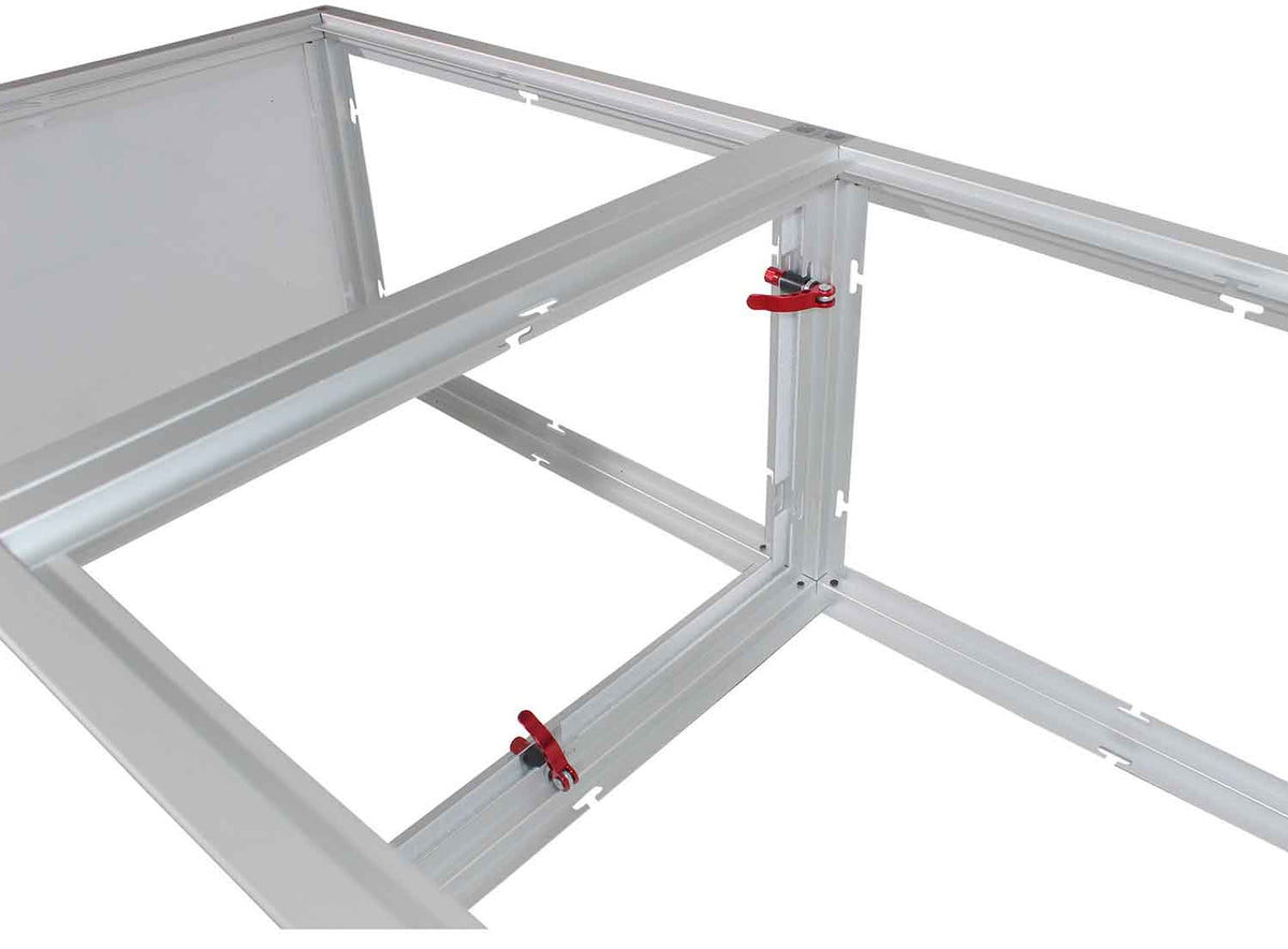 B-Stock: ProX XSA-2X2-24 LUMOStage High Acrylic Platform Riser Section with Clamps and 4 Side Acrylic Covers - 2 Foot X 2 Foot X 24 Inch by ProX Cases