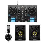 Hercules DJLearning Kit MK3 Complete DJ Controller Bundle with DJMonitor 32 Speakers, HDP DJ45 Headphones by Hercules