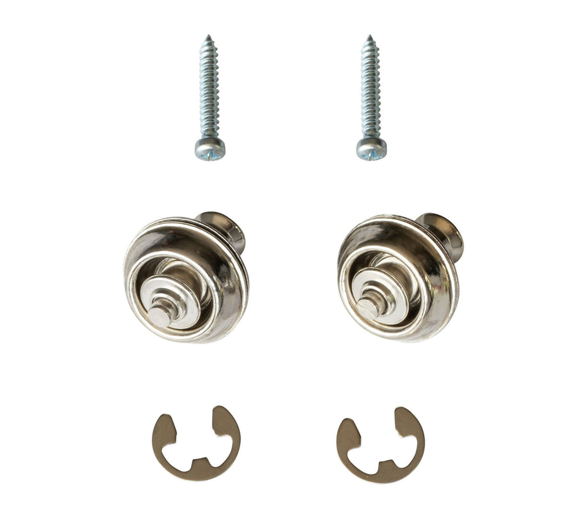 Peavey 00079500 Super Strap Locks Chrome Guitar Straplock Set - Pair by Peavey