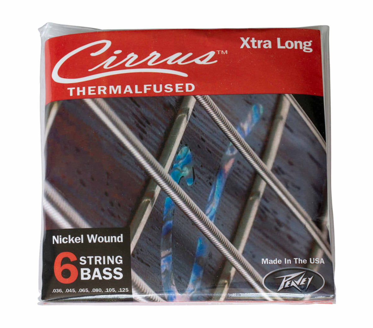 Peavey 00379280 Cirrus Bass String 6XL with Extra-Long Scale Nickel-Wound by Peavey