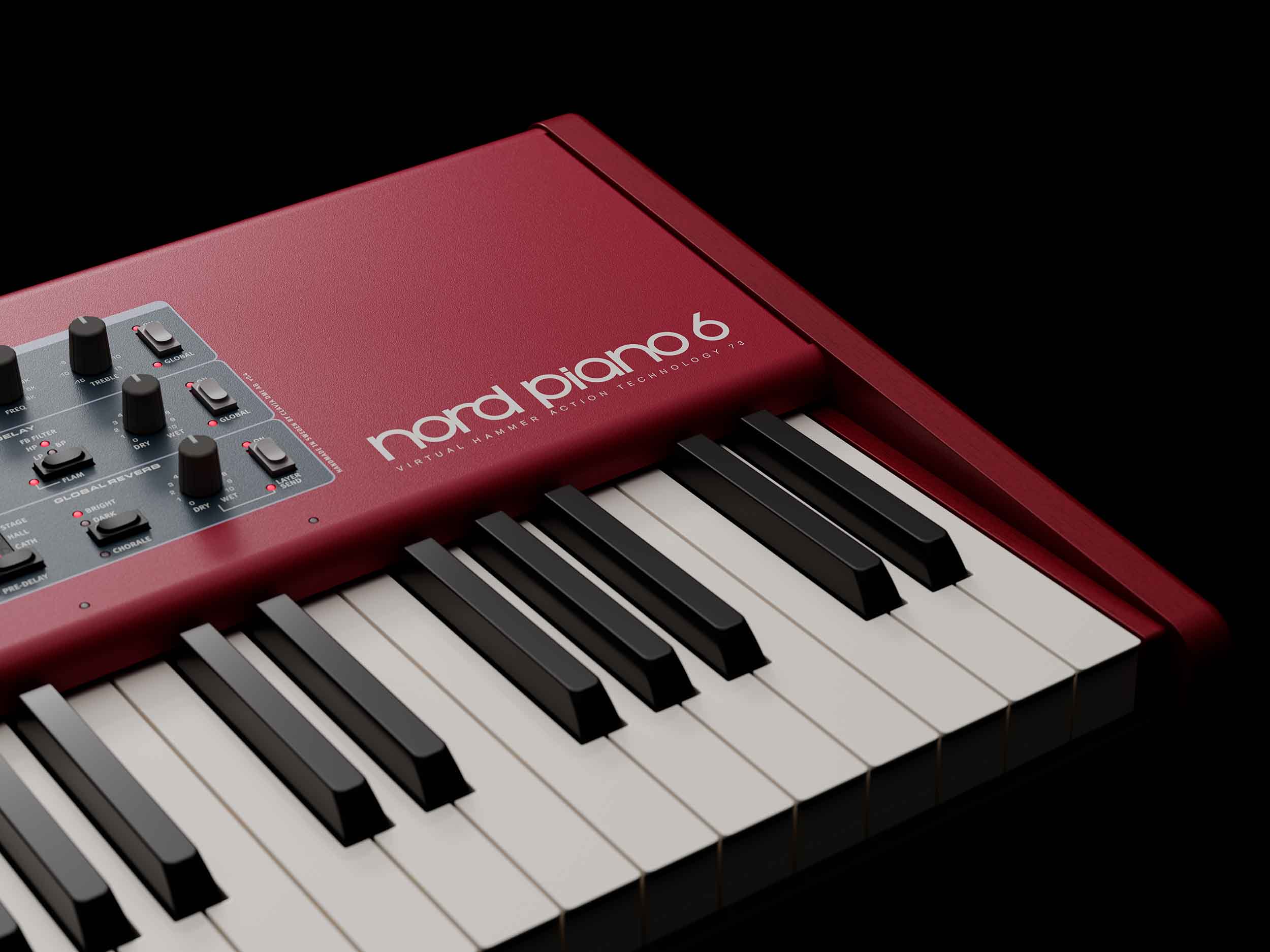 Nord Piano 6, Professional Stage Piano with Triple Sensor Keybed and Advanced Sound Creation by Nord