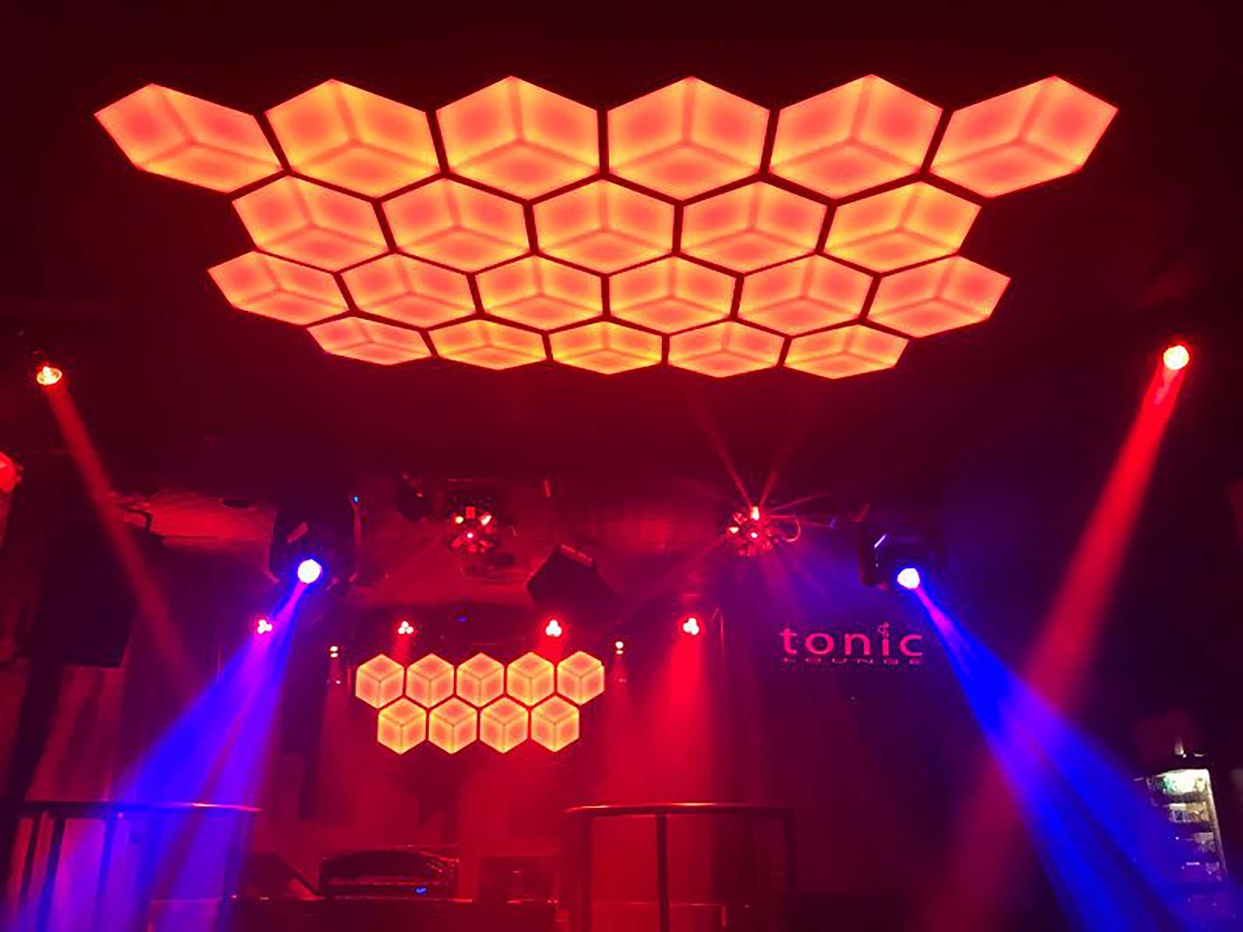 ADJ 3D Vision Plus, Hexagonal RGB LED Panel by ADJ