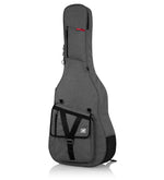 Gator Cases GT-ACOUSTIC-GRY Transit Series Acoustic Guitar Gig Bag with Light Grey Exterior by Gator Cases