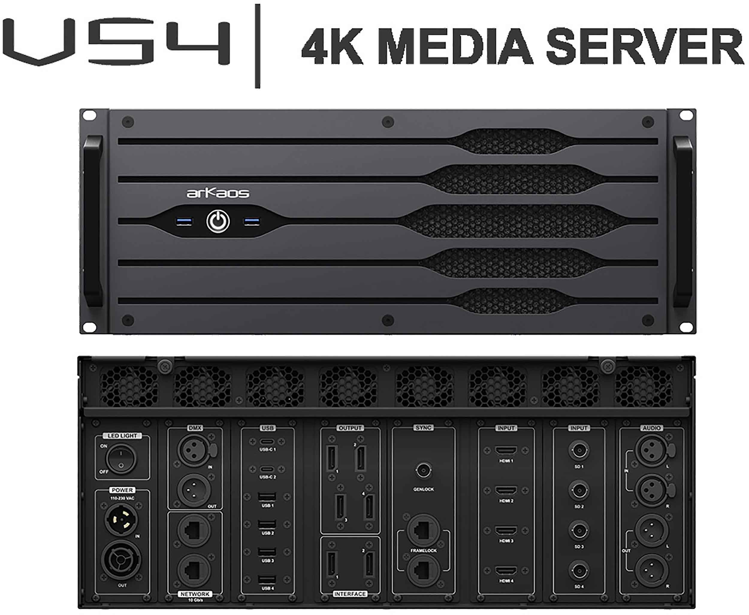 ADJ VS4 4K Media Server