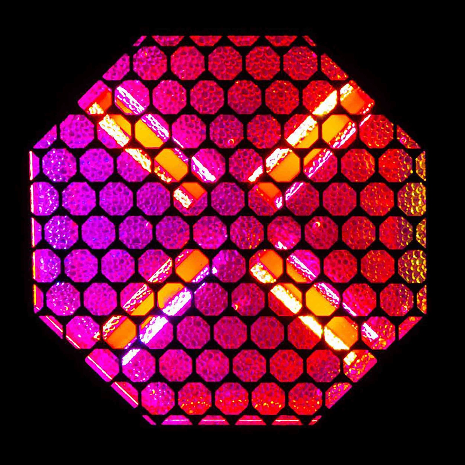 ADJ Vintage X Retro Amber Blinder Effects (2000K) with Vibrant Background RGB LEDs by ADJ