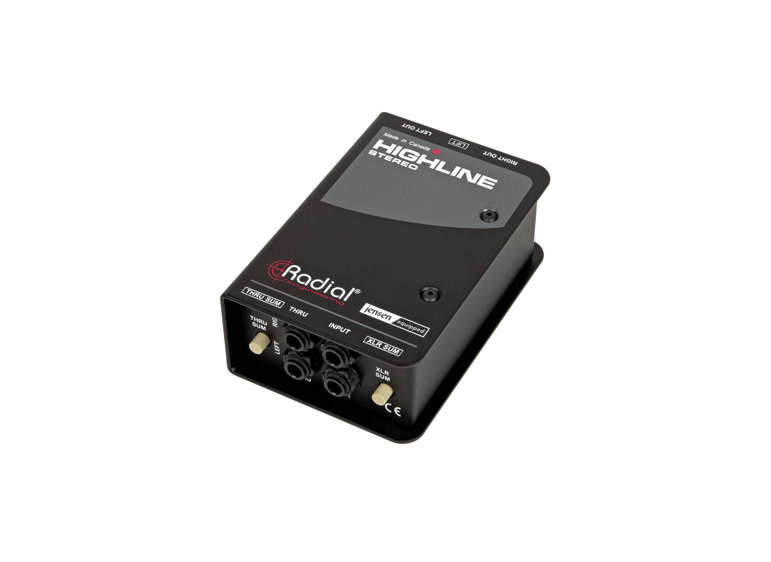 Radial Engineering Highline Stereo, 2 Channel Passive Line Isolator with Dual Jensen Transformers by Radial Engineering