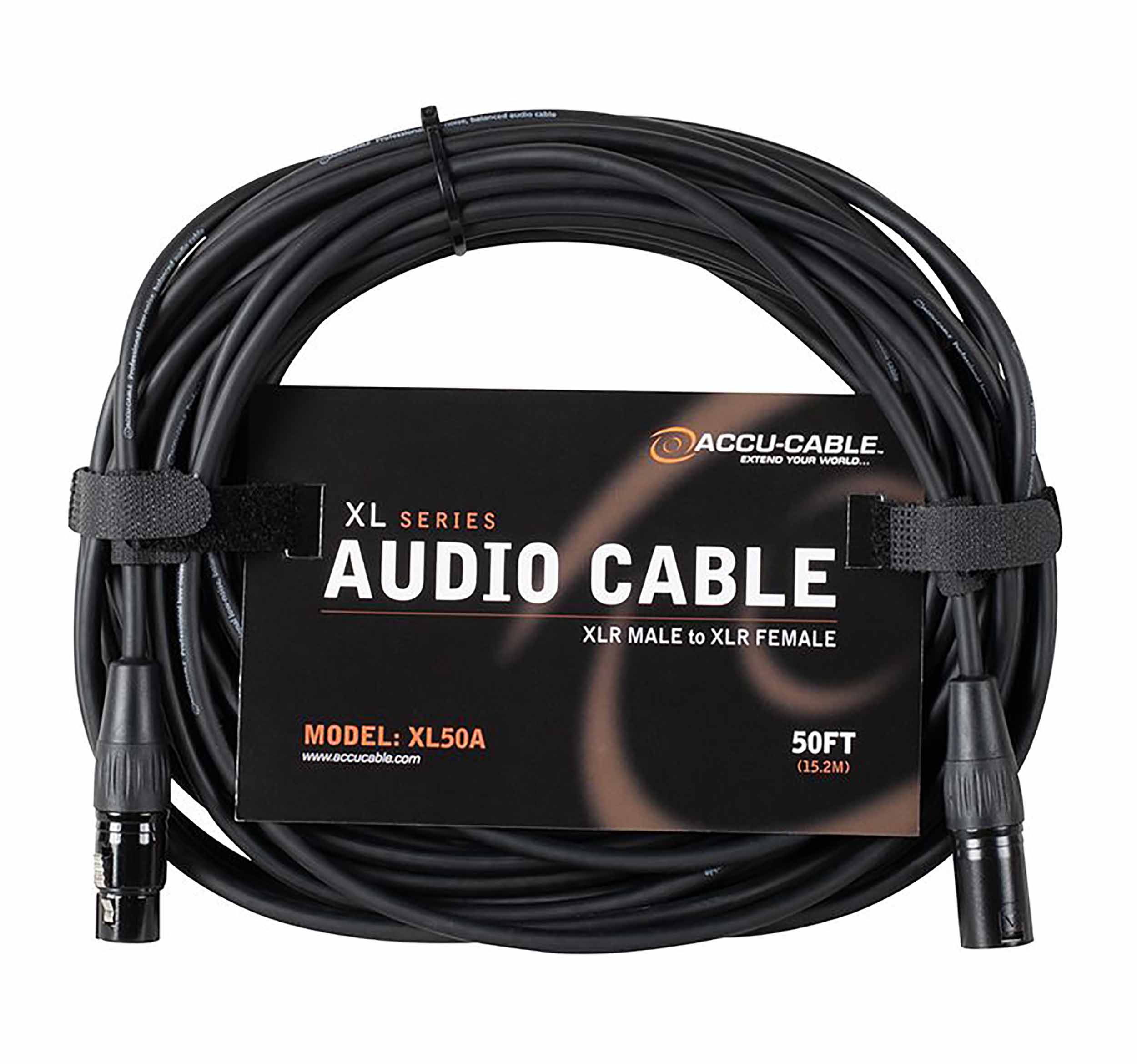Accu-Cable XL-VAR, XLR Male to XLR Female Balanced Audio Cable by Accu Cable