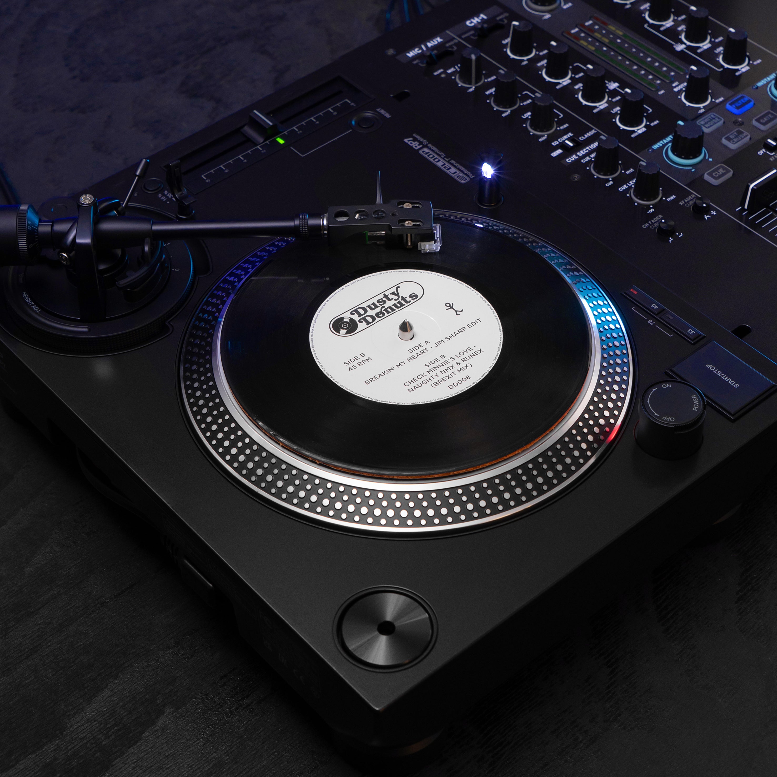Reloop RP-7 Professional 7 Inch Direct Drive DJ Turntable by Reloop