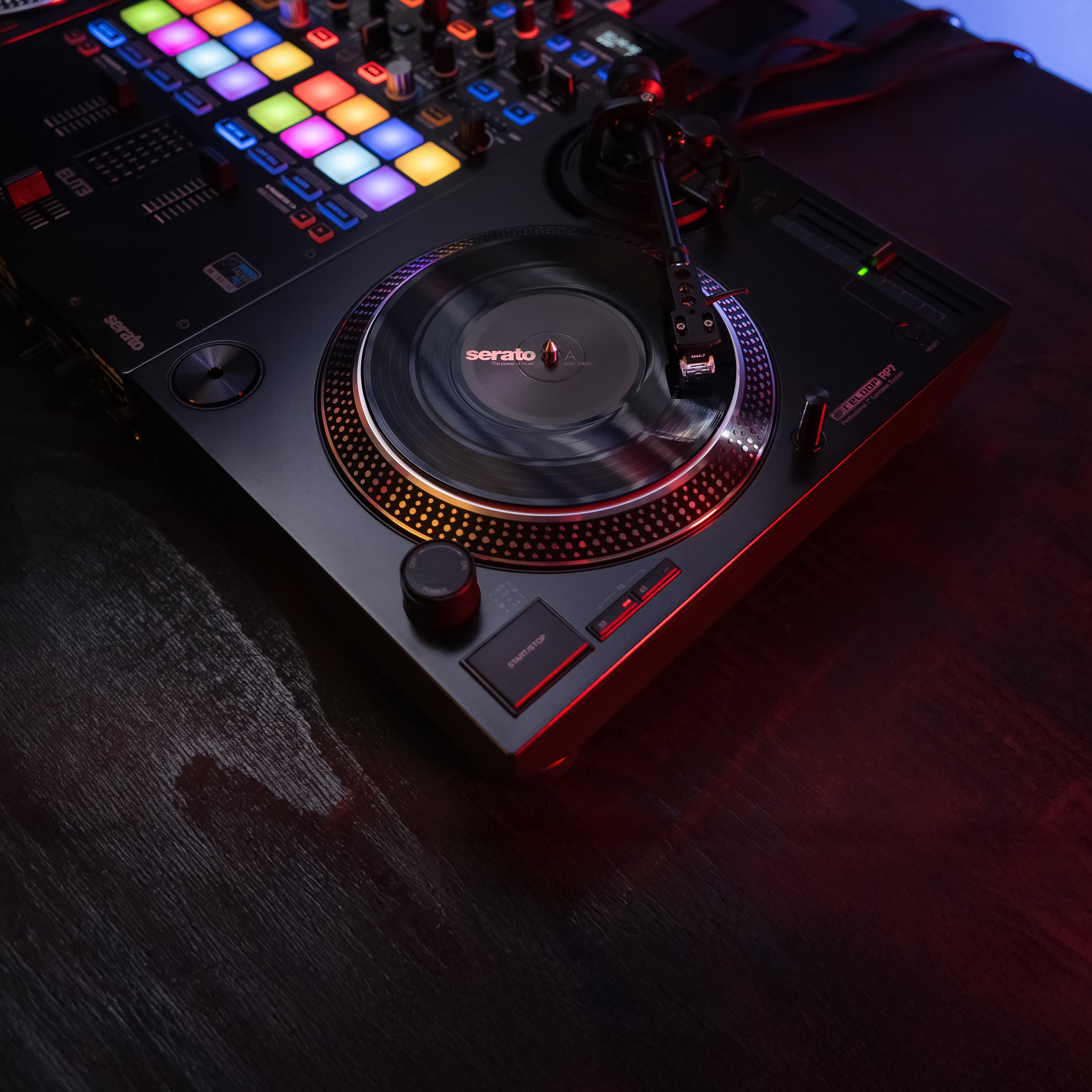 Reloop RP-7 Professional 7 Inch Direct Drive DJ Turntable by Reloop