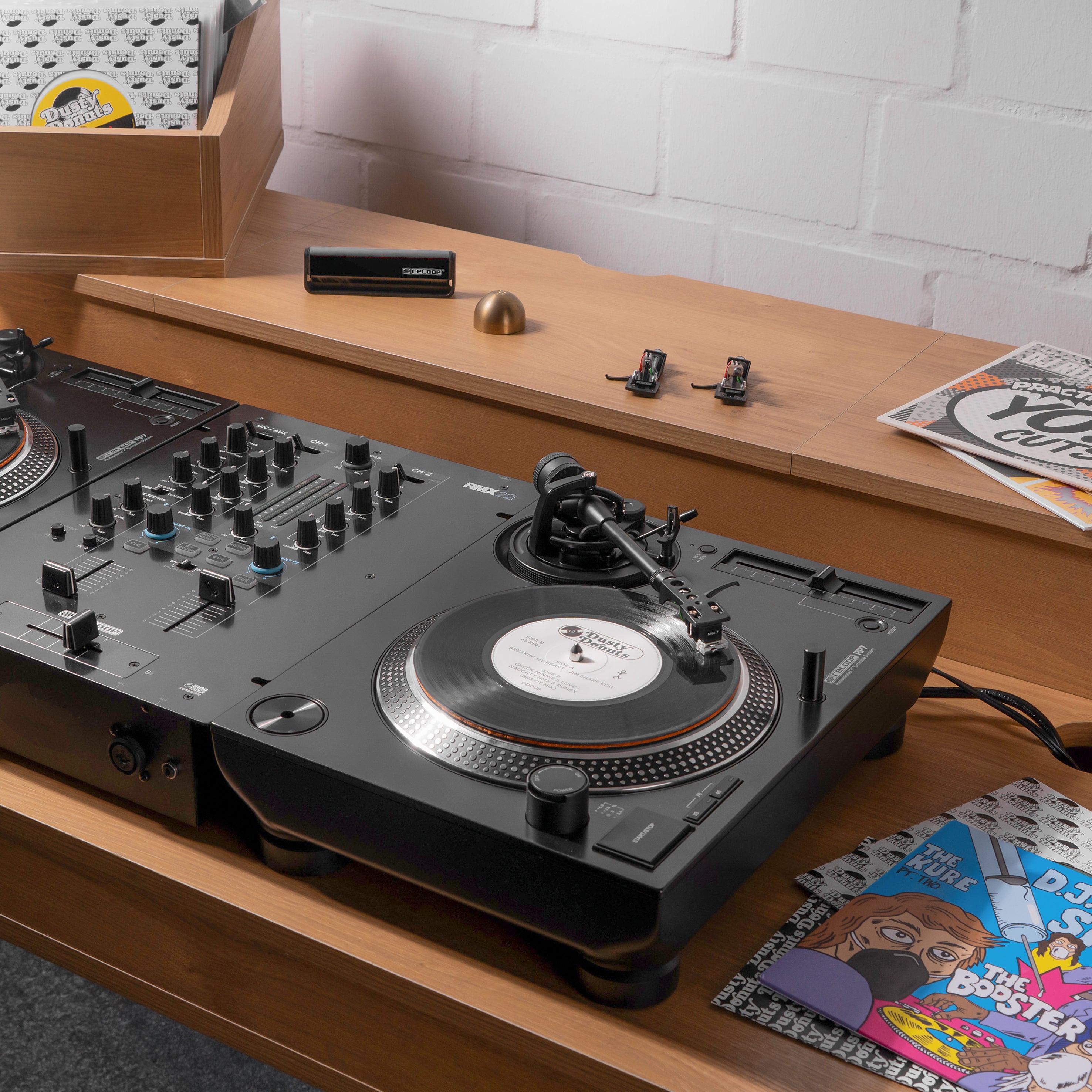 Reloop RP-7 Professional 7 Inch Direct Drive DJ Turntable by Reloop
