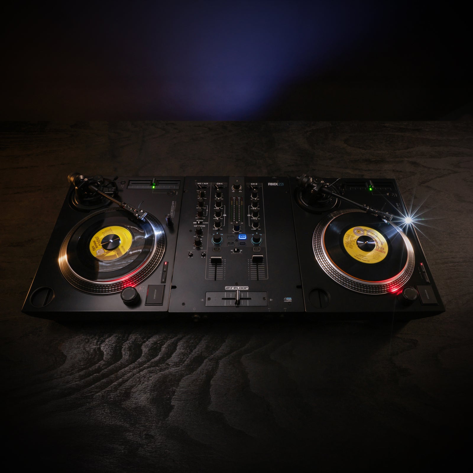 Reloop RP-7 Professional 7 Inch Direct Drive DJ Turntable by Reloop