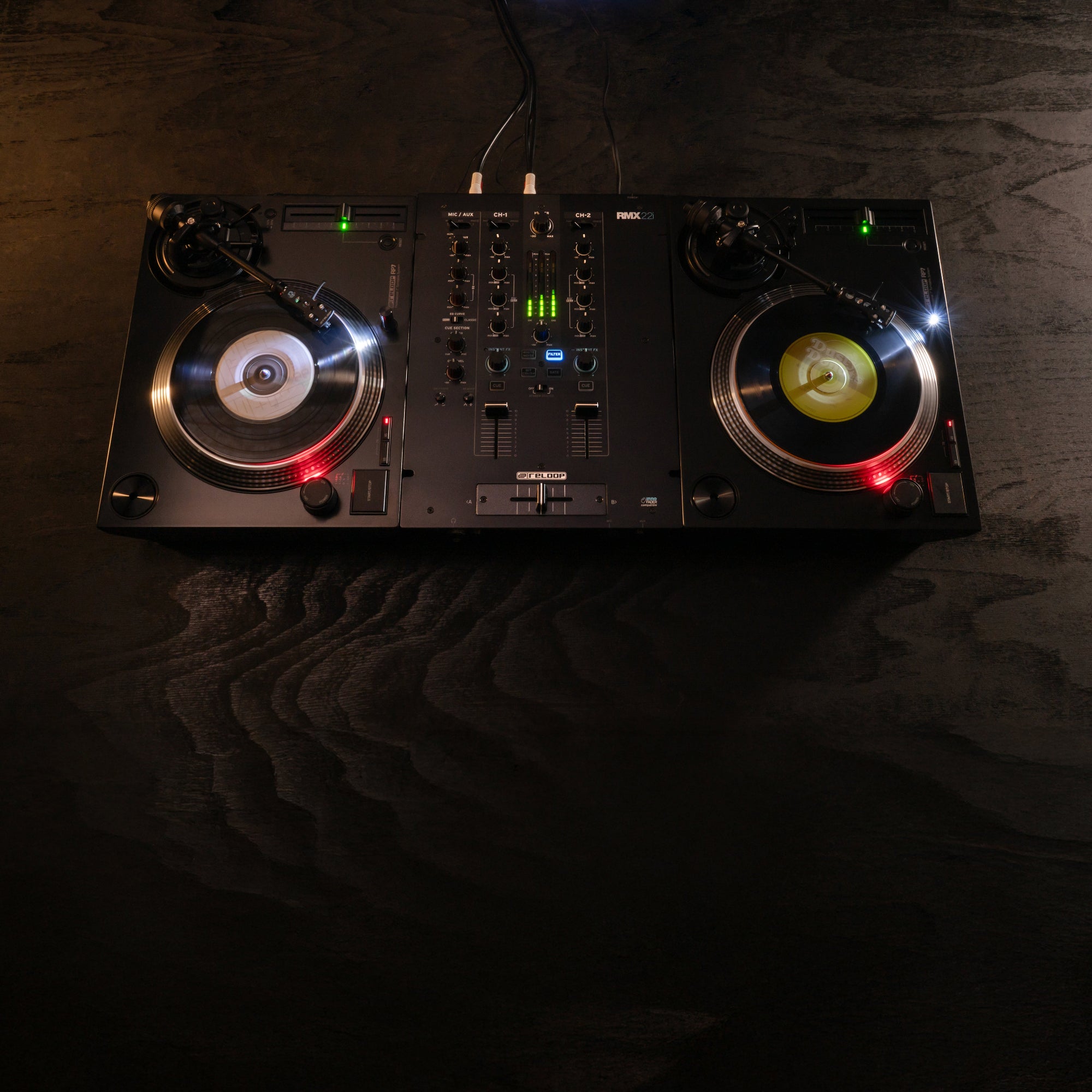 Reloop RP-7 Professional 7 Inch Direct Drive DJ Turntable by Reloop
