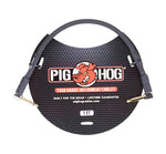 Pig Hog PH1RR, 1/4" Right Angle to 1/4" Right Angle 8mm Instrument Cable - 10 Ft by PigHog