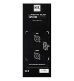 HK Audio LINEAR-SUB-2000, 12" Dual Passive Subwoofer - 1400W by HK Audio