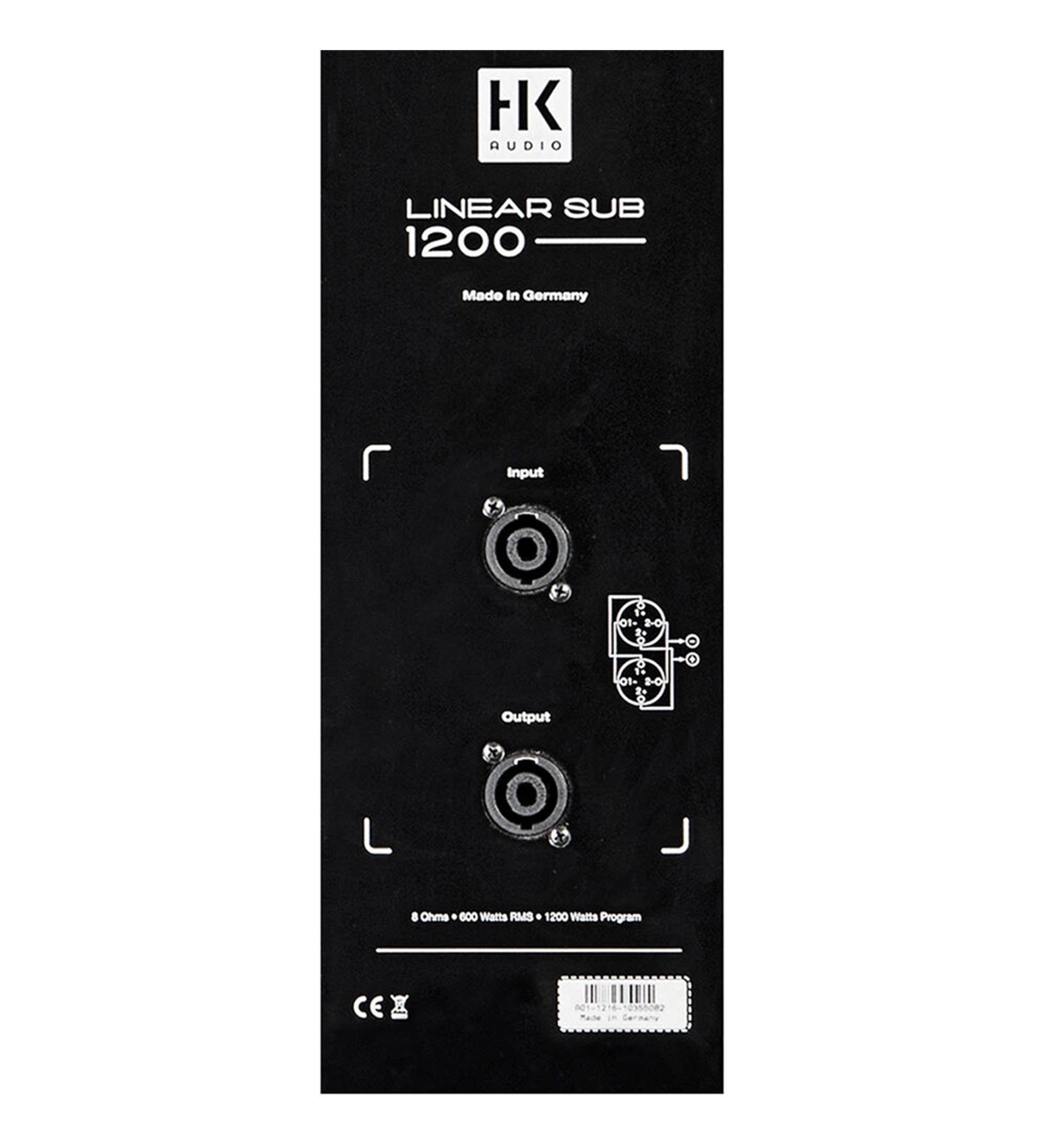 HK Audio LINEAR-SUB-2000, 12" Dual Passive Subwoofer - 1400W by HK Audio