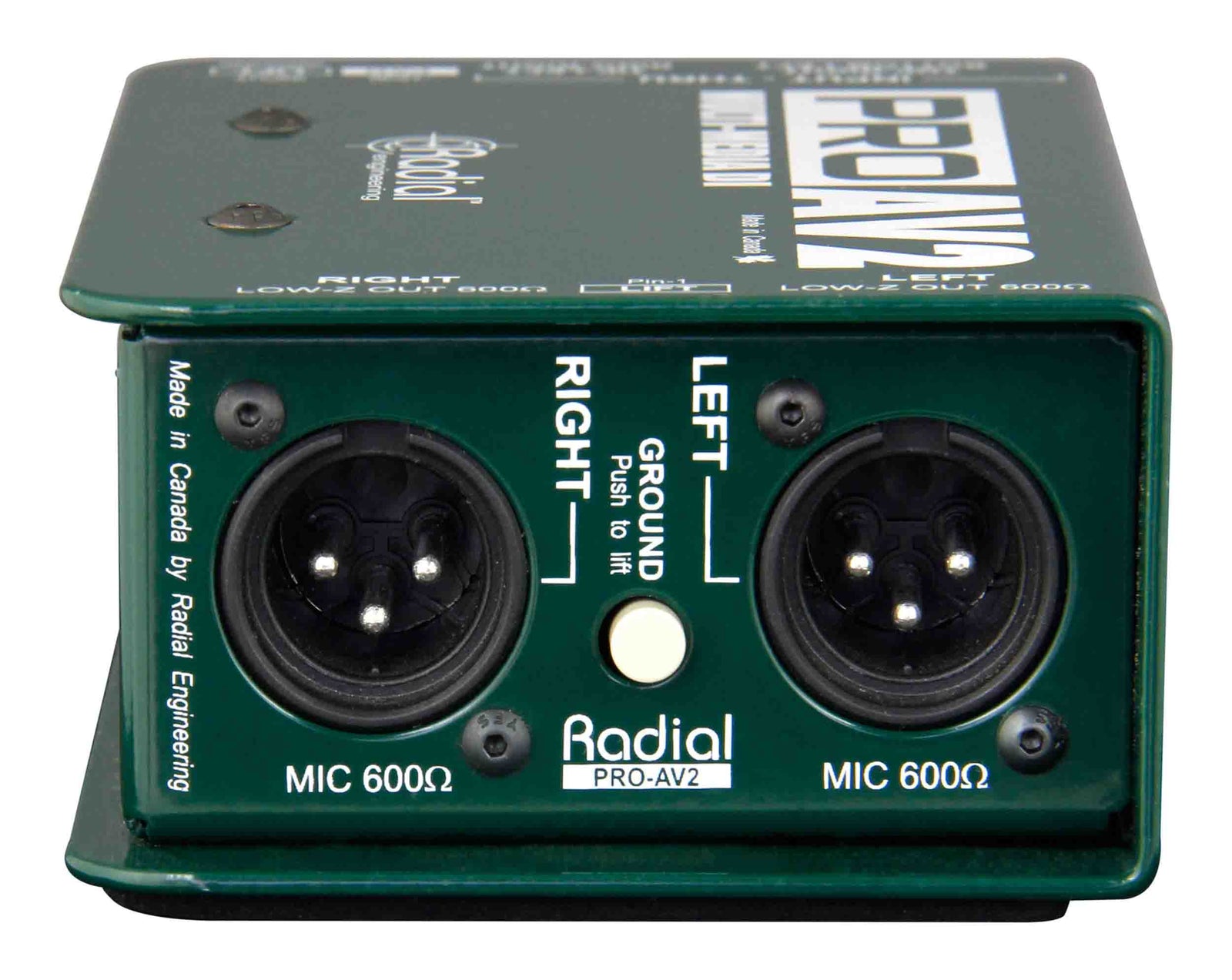 Radial Engineering ProAV2 Passive Stereo Multimedia Direct Box by Radial Engineering