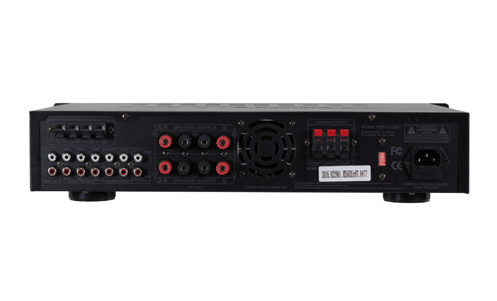 Technical Pro H2502URBT Digital Hybrid 2500-Watt Amplifier by Technical Pro