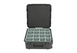 SKB Cases 3i-2424-10DT, iSeries Waterproof Case with Think Tank Photo Dividers - Black by SKB Cases