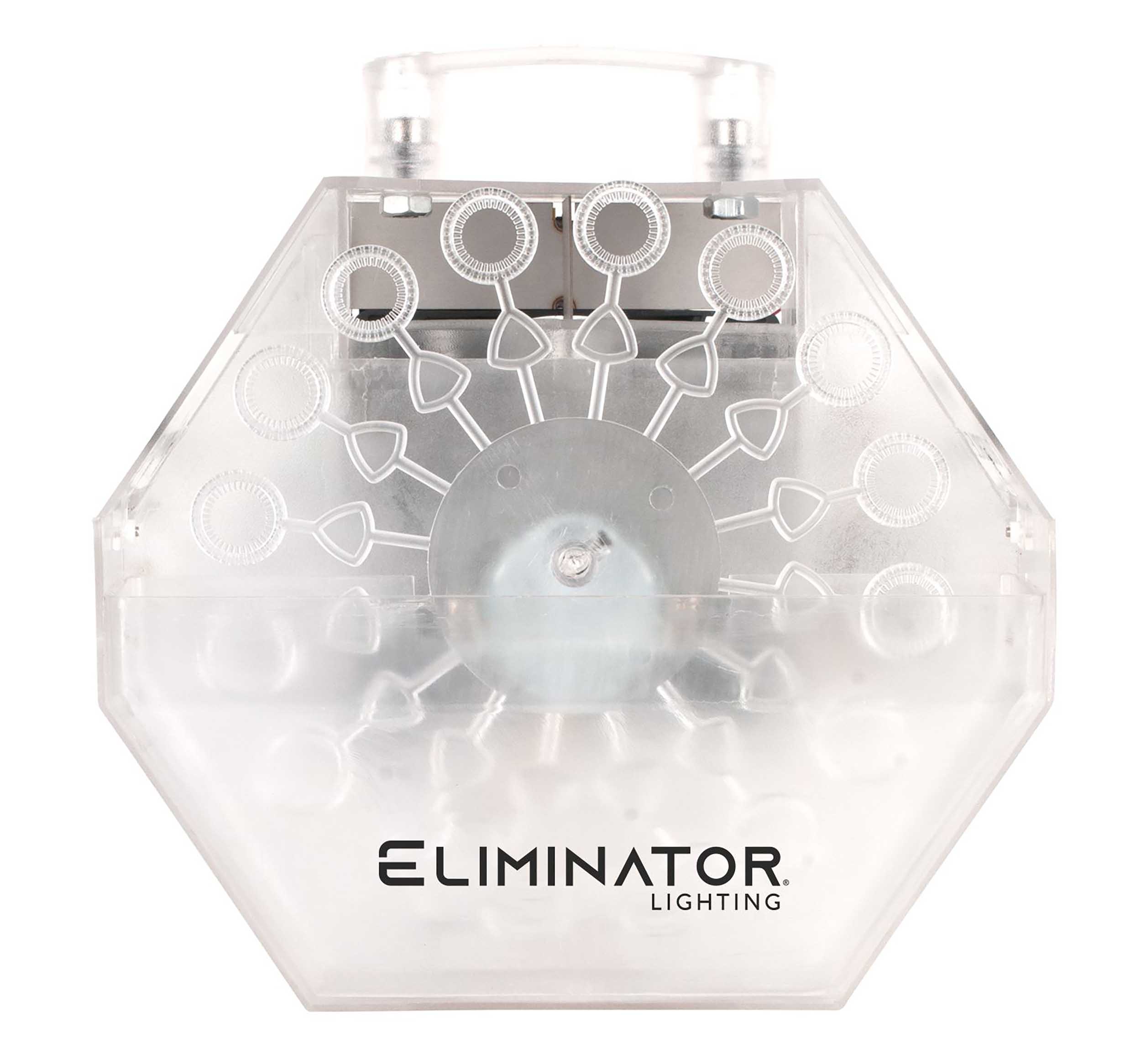 Eliminator Lighting Bubble Storm LED Bubble Effects Machine - White by Eliminator Lighting