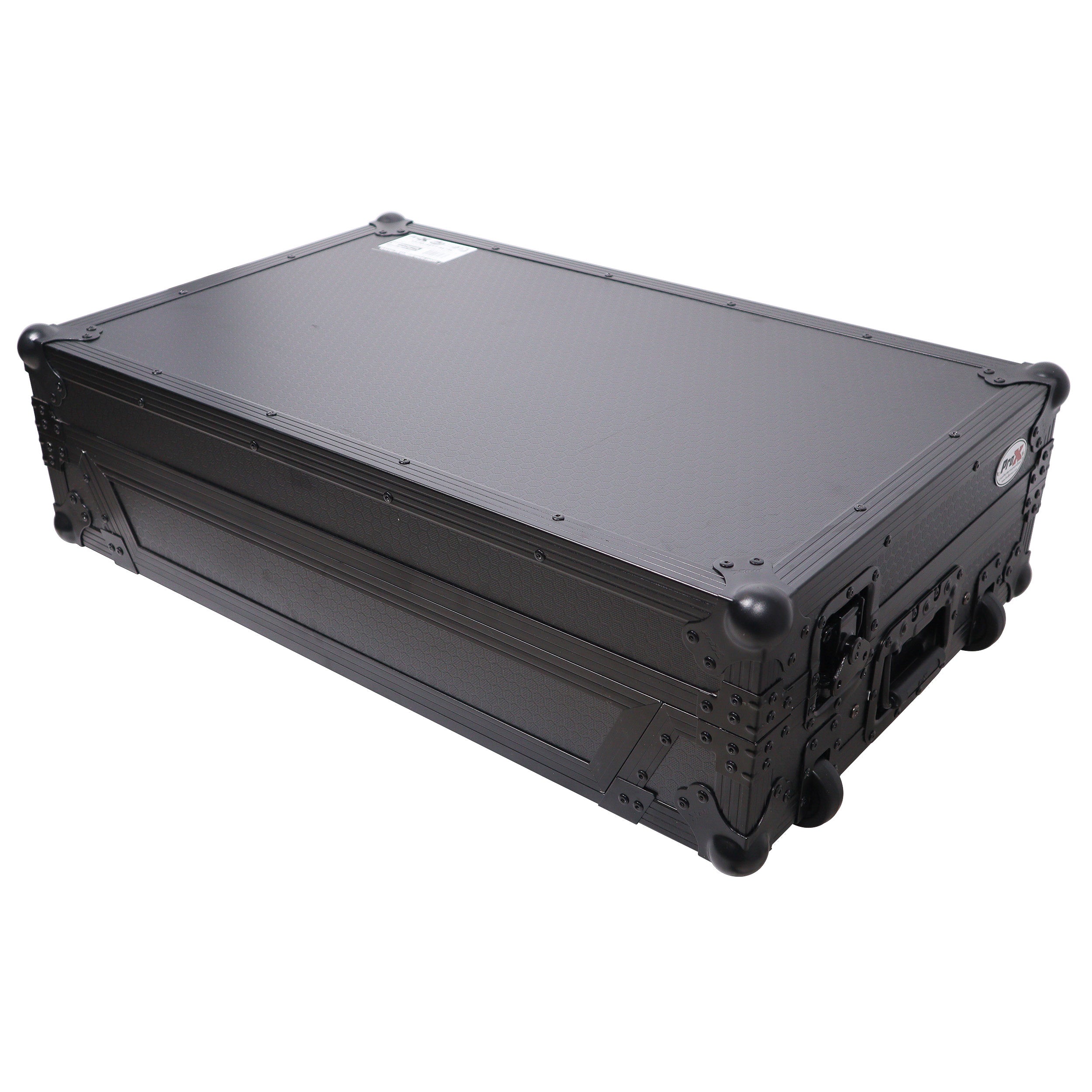 ProX XS-HIT7WLTBL, ATA Flight Road Case for Hercules T7 Inpulse Controller 1U Rack Space and Wheels - Black Finish by ProX Cases