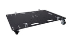 ProX XT-BP2430WBLK 24 x 30 inch Rolling Base Plate for Rapid Grid Modular Truss System with Locking Casters - Black by ProX Cases