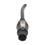 ADJ SIP65MPC, Power Cord with Locking IP65 Fixture Side Connector to IP20 Male Edison Plug by ADJ