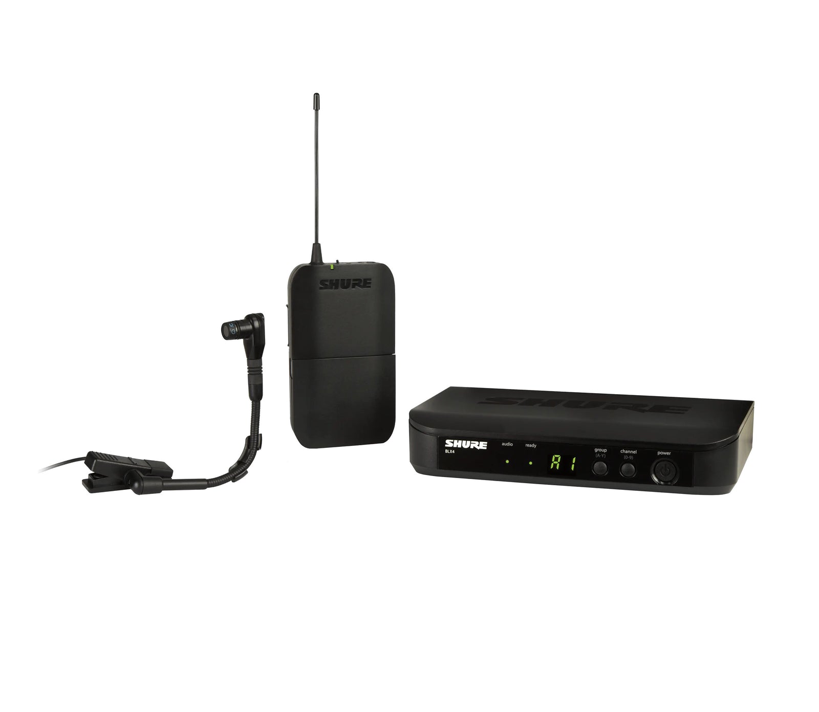 Shure Wireless Instrument System with Beta 98H/C Clip on Gooseneck Microphone by Shure