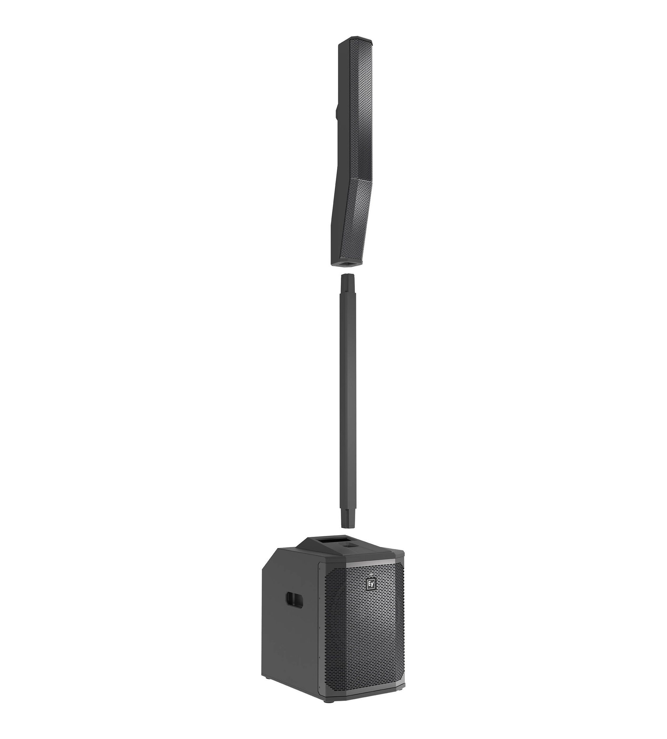 Electro-Voice Evolve 50M Column Speaker Array DJ Package with Subwoofer and Mixer - Black by Electro-Voice