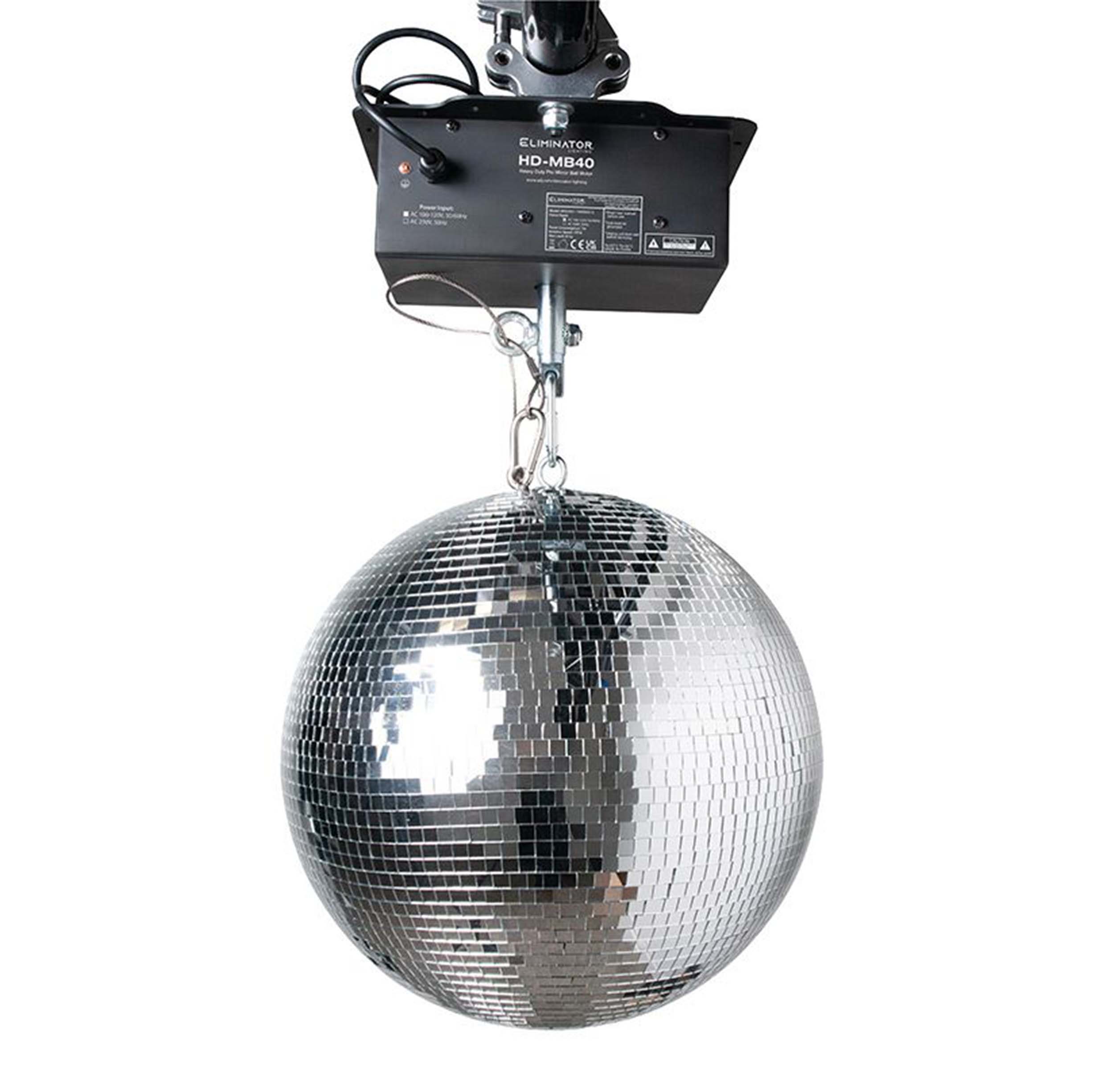 Eliminator Lighting HD MB40, Heavy-Duty Motor for Large Mirror Balls