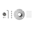 Shure A900-PM-3/8IN, Pole-Mount Kit for MXA902, 910, 920 Mic, and 3/8-Inch Threaded Rod - Black by Shure