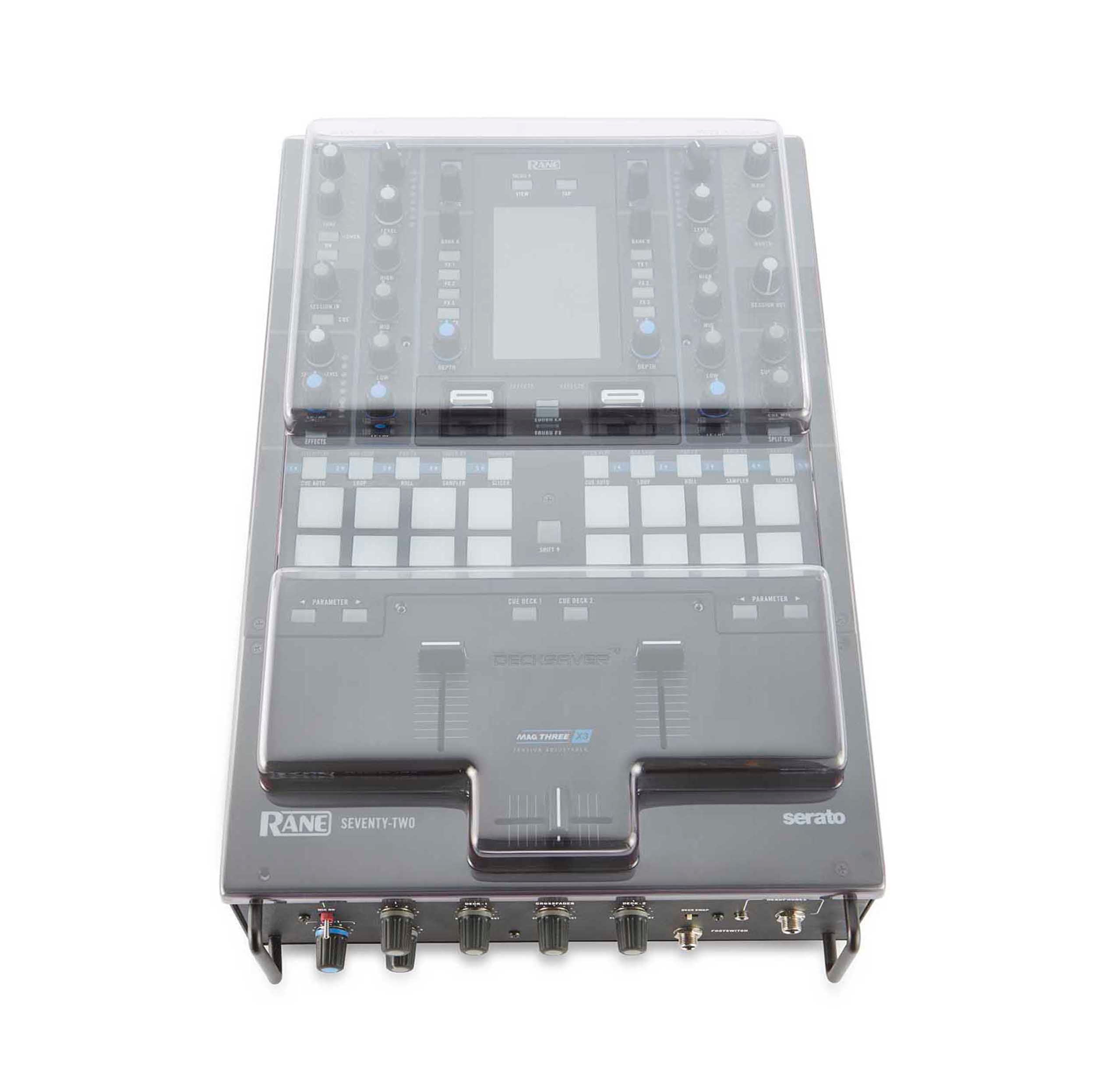 Decksaver DS-PC-RANE72 Protection Cover For Rane Seventy-Two / Seventy-Two MK2 Mixer by Decksaver